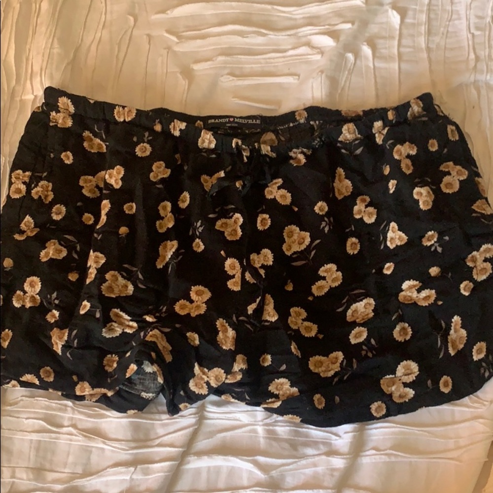 Brandy Melville Floral Shorts
